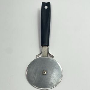 Vintage EKCO Pizza Slicer Cutter Stainless Steel w/ Corncob Handle  USA